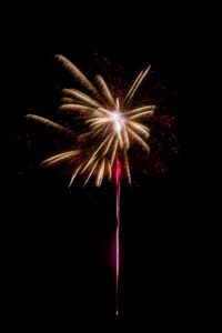 Feux d'artifices au Château du Bezy