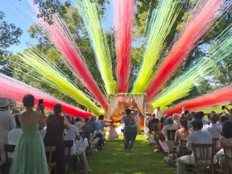 Feu d'artifice de jour