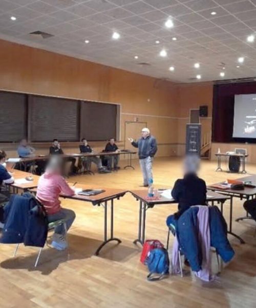 formation et mise en situation de la préparation pour le métier d'artificier