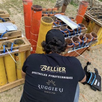 formation et mise en situation de la préparation pour le métier d'artificier